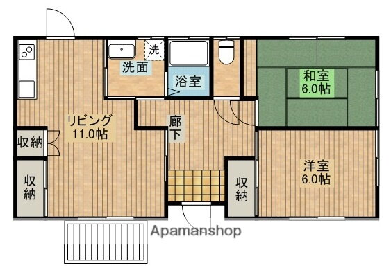 豊丘台住宅 2LDK 賃貸物件詳細