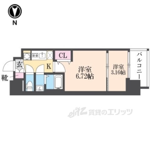 大阪府東大阪市横枕西 荒本駅 2K マンション 賃貸物件詳細