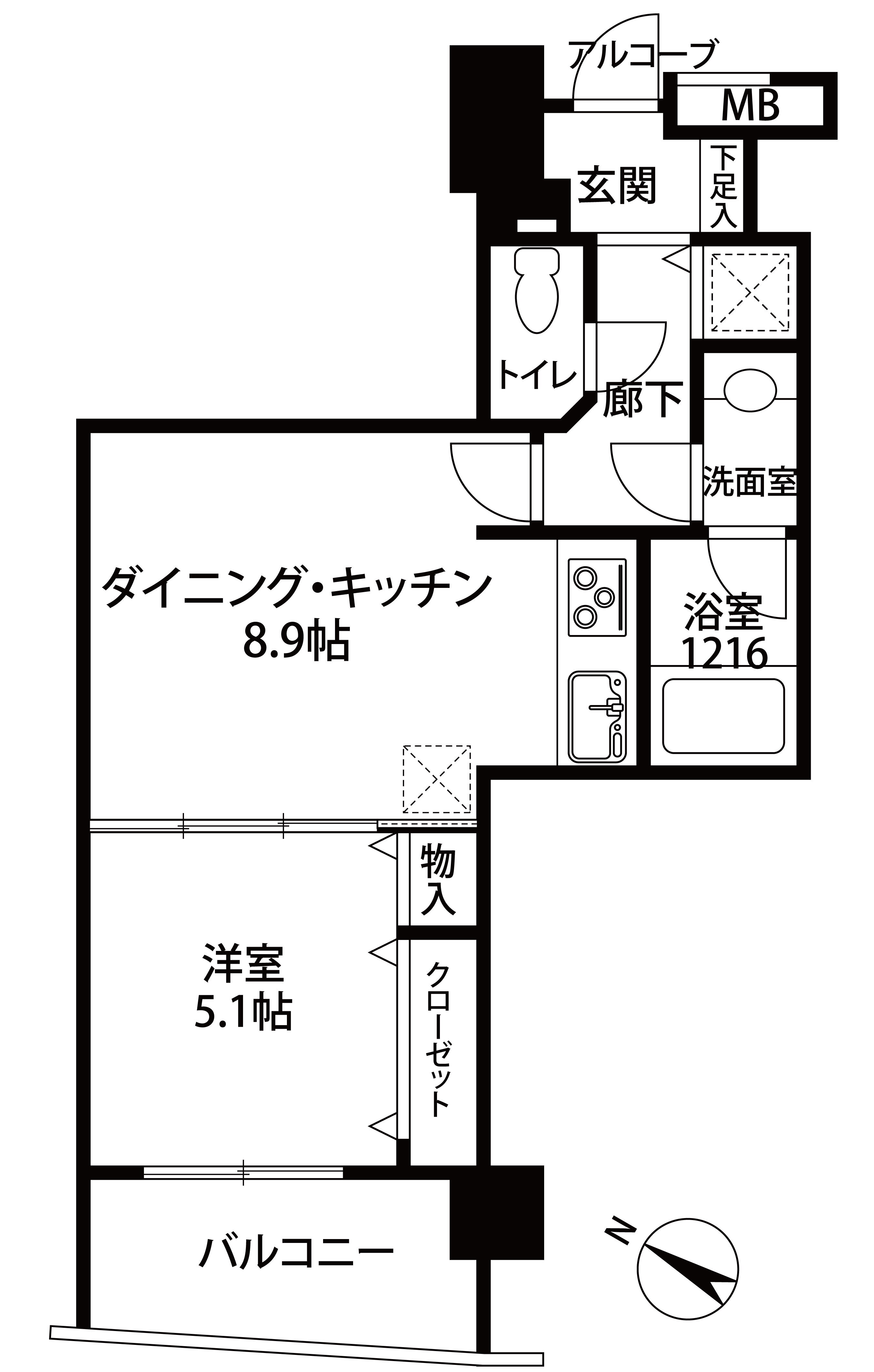 東京都港区赤坂６ 赤坂駅 1DK マンション 賃貸物件詳細