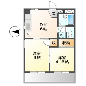 愛知県名古屋市西区幅下１ 浅間町駅 2DK マンション 賃貸物件詳細