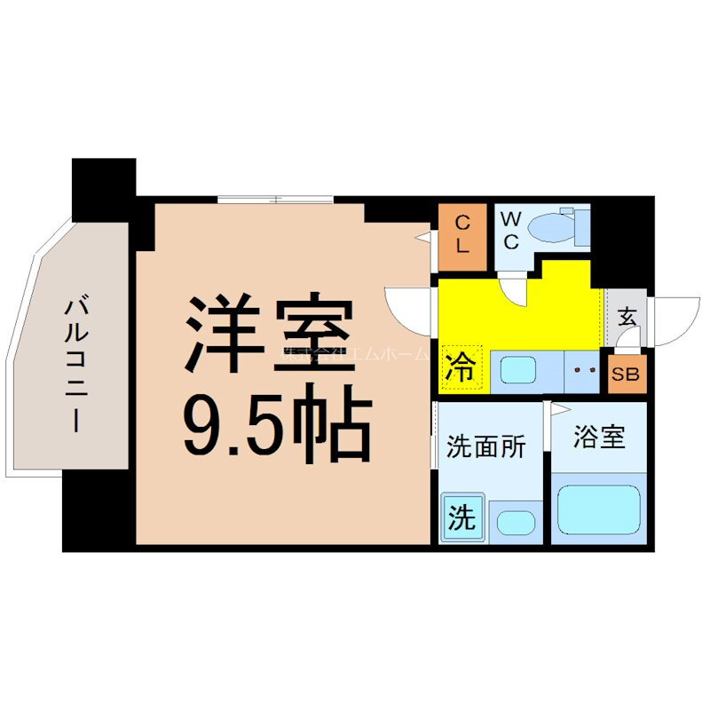 愛知県名古屋市中区新栄２ 鶴舞駅 1K マンション 賃貸物件詳細