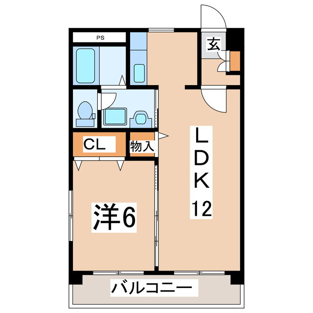福島県郡山市中野２ 郡山駅 1LDK マンション 賃貸物件詳細