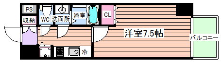 大阪府大阪市福島区鷺洲４ 福島駅 1K マンション 賃貸物件詳細