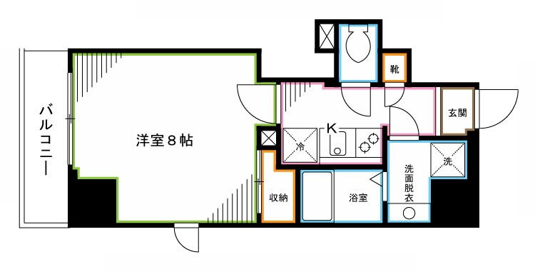 東京都中野区中野２ 中野駅 1K マンション 賃貸物件詳細