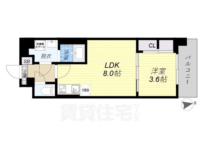 大阪府大阪市城東区中浜２ 緑橋駅 1LDK マンション 賃貸物件詳細
