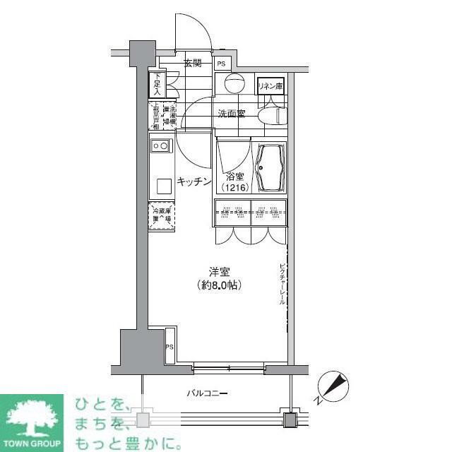 パークハビオ渋谷 9階 ワンルーム 賃貸物件詳細