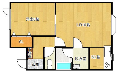 北海道河東郡音更町宝来東町南２ 1LDK アパート 賃貸物件詳細