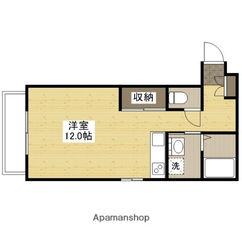 広島県広島市中区吉島町 舟入幸町駅 ワンルーム アパート 賃貸物件詳細