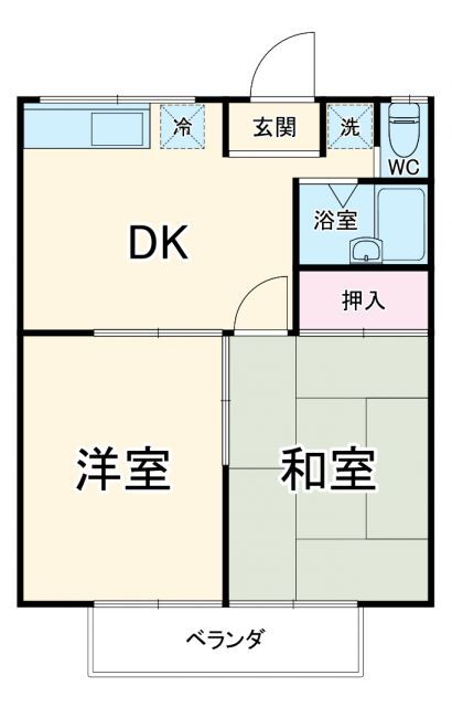 神奈川県川崎市宮前区五所塚１ 梶が谷駅 2DK アパート 賃貸物件詳細