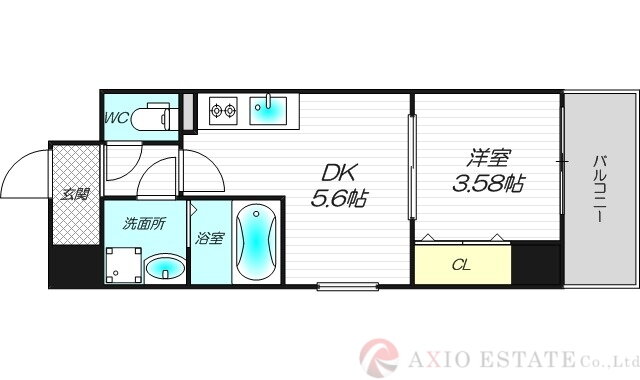 大阪府大阪市東淀川区菅原２ ＪＲ淡路駅 1DK マンション 賃貸物件詳細