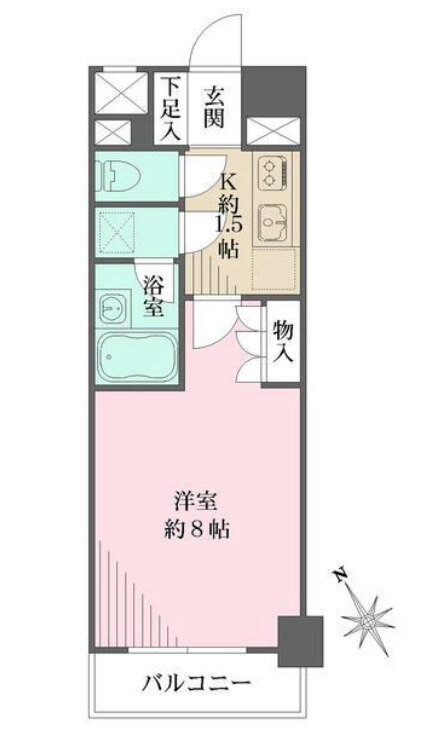 東京都目黒区青葉台２ 中目黒駅 1K マンション 賃貸物件詳細