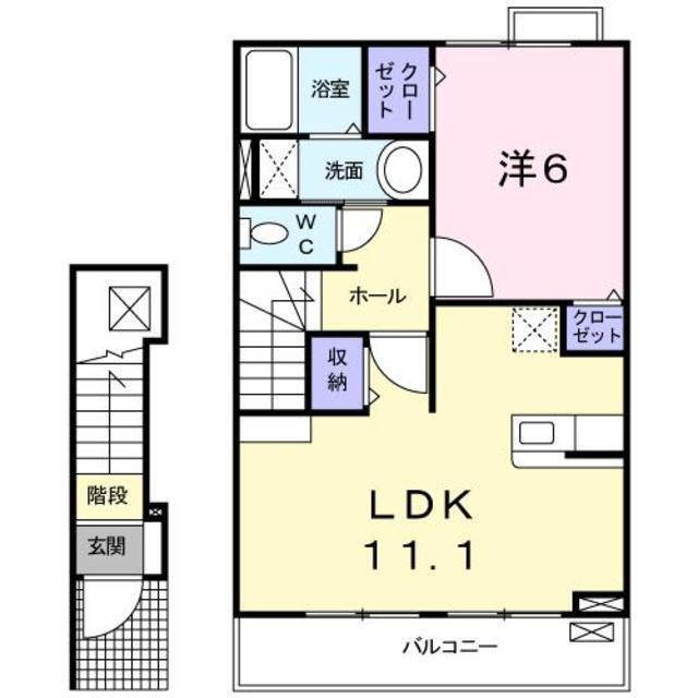 山梨県韮崎市藤井町坂井 韮崎駅 1LDK アパート 賃貸物件詳細