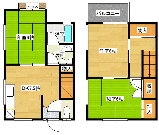 広島県広島市南区仁保３ 向洋駅 3DK 一戸建て 賃貸物件詳細