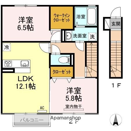 香川県さぬき市寒川町石田東 神前駅 2LDK アパート 賃貸物件詳細