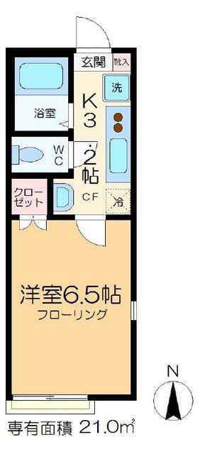東京都江戸川区鹿骨１ 篠崎駅 1K アパート 賃貸物件詳細
