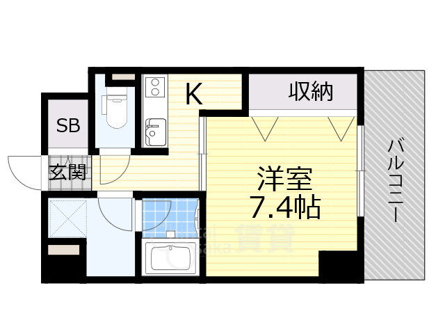 大阪府大阪市淀川区十三本町１ 十三駅 1K マンション 賃貸物件詳細