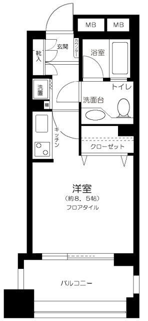 東京都千代田区九段南２ 九段下駅 1K マンション 賃貸物件詳細