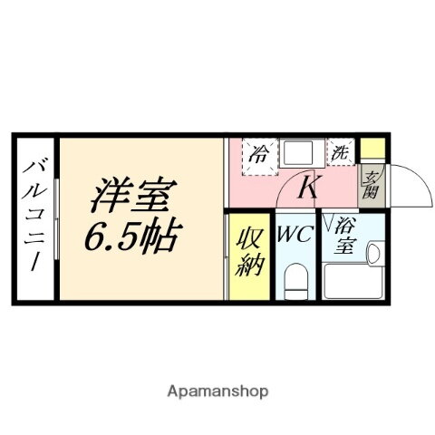 岡山県岡山市北区下中野 備前西市駅 1K マンション 賃貸物件詳細