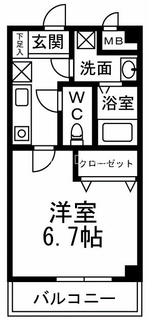 大阪府八尾市東本町２ 近鉄八尾駅 1K マンション 賃貸物件詳細