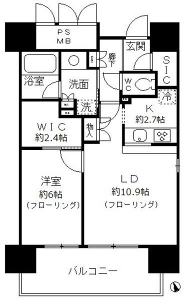 東京都港区芝浦４ 田町駅 1LDK マンション 賃貸物件詳細