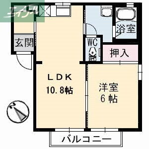 岡山県岡山市南区郡 岡山駅 1LDK アパート 賃貸物件詳細