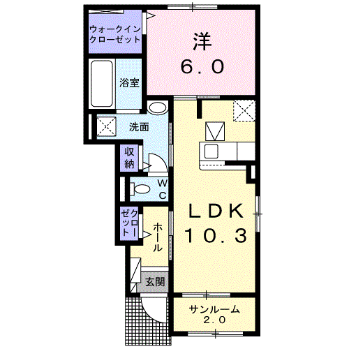千葉県佐倉市江原台２ 京成臼井駅 1LDK アパート 賃貸物件詳細
