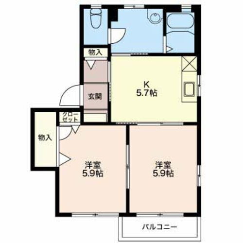 長野県松本市大字島内 梓橋駅 2DK アパート 賃貸物件詳細