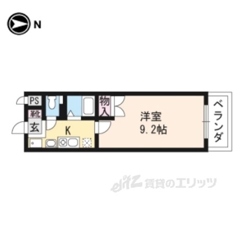 京都府京都市下京区立中町 大宮駅 1K マンション 賃貸物件詳細