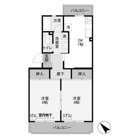 埼玉県熊谷市久下３ 行田駅 2DK アパート 賃貸物件詳細