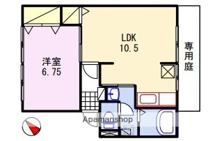 兵庫県姫路市御国野町国分寺 御着駅 1LDK アパート 賃貸物件詳細