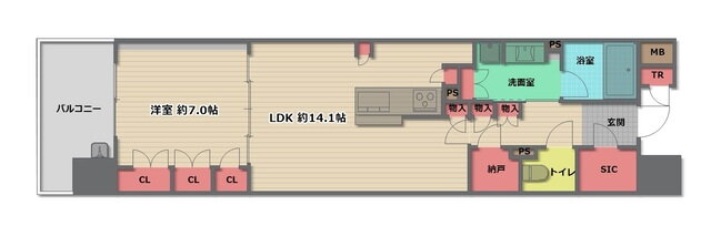 大阪府大阪市浪速区湊町２ ＪＲ難波駅 1LDK マンション 賃貸物件詳細