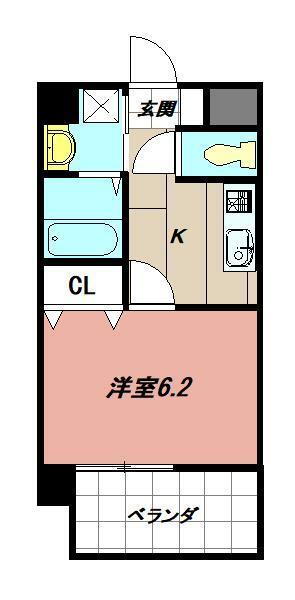 福岡県北九州市八幡西区皇后崎町 熊西駅 1K マンション 賃貸物件詳細
