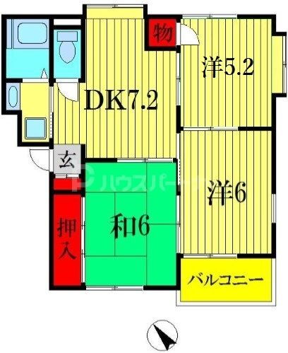 東京都葛飾区東金町５ 金町駅 3DK マンション 賃貸物件詳細