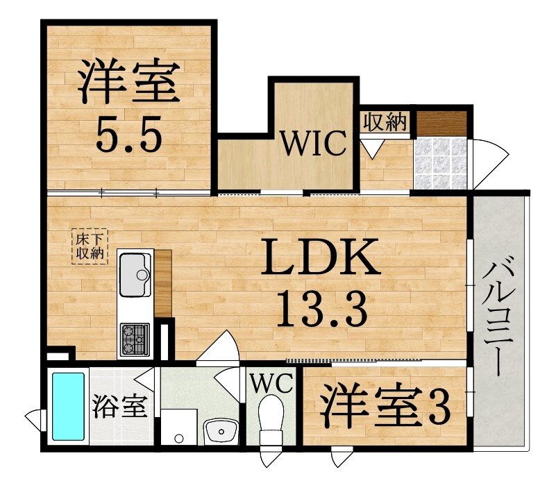 奈良県橿原市縄手町 畝傍駅 2LDK アパート 賃貸物件詳細