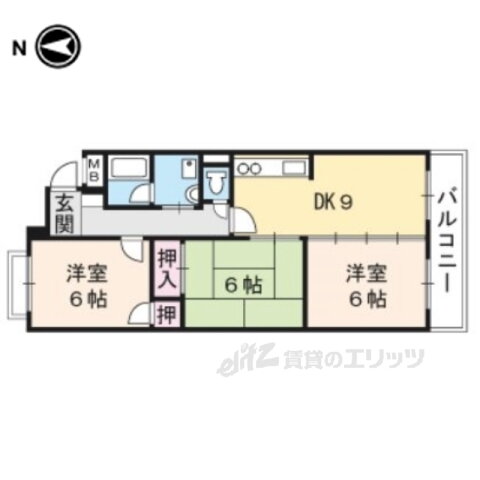 京都府京都市右京区太秦皆正寺町 帷子ノ辻駅 3LDK マンション 賃貸物件詳細