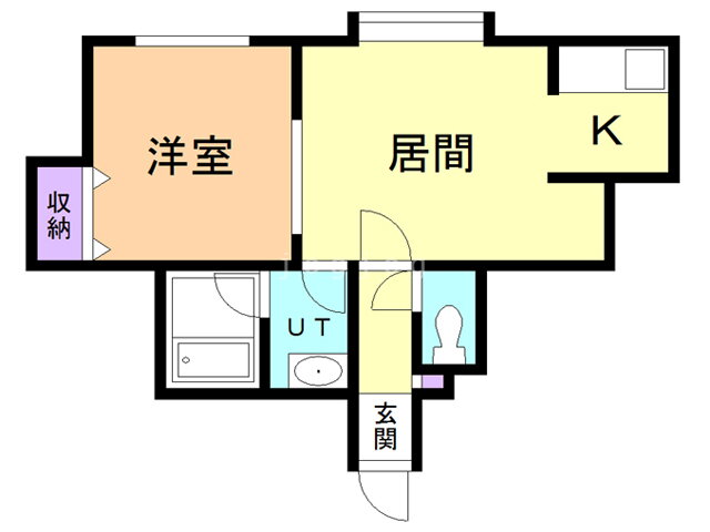 北海道札幌市清田区美しが丘三条３ 1LDK アパート 賃貸物件詳細