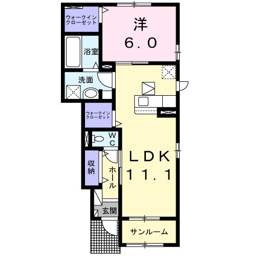 埼玉県東松山市大字市ノ川 東松山駅 1LDK アパート 賃貸物件詳細