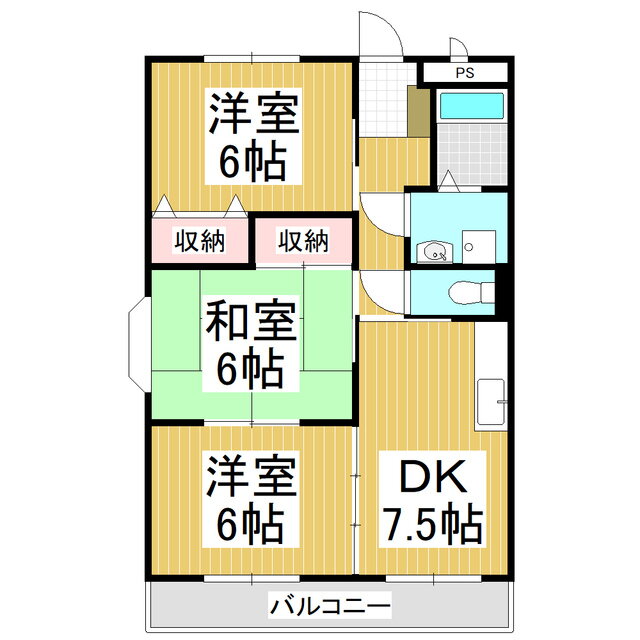 長野県塩尻市大字広丘高出 塩尻駅 3DK マンション 賃貸物件詳細