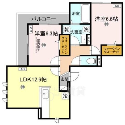 大阪府池田市五月丘１ 池田駅 2LDK アパート 賃貸物件詳細