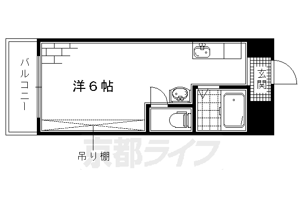 京都府京都市伏見区樽屋町 丹波橋駅 1K マンション 賃貸物件詳細