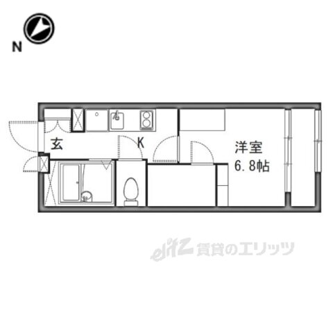 大阪府寝屋川市木田町 寝屋川市駅 1K アパート 賃貸物件詳細