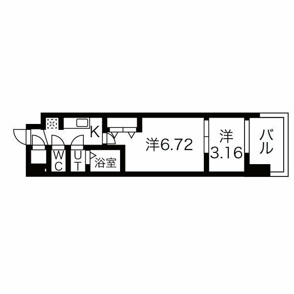 スプランディッド荒本駅前ＤＵＥ 4階 2K 賃貸物件詳細