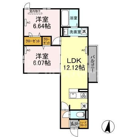 東京都葛飾区堀切１ 四ツ木駅 2LDK アパート 賃貸物件詳細