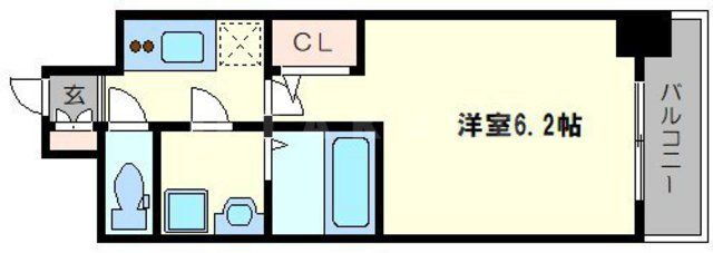 大阪府大阪市浪速区立葉１ 桜川駅 1K マンション 賃貸物件詳細