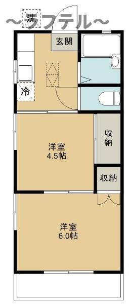 埼玉県所沢市弥生町 新所沢駅 2K アパート 賃貸物件詳細