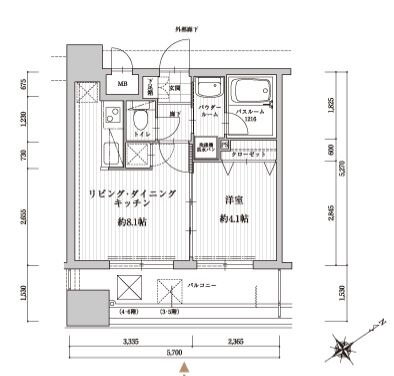 福岡県福岡市中央区長浜３ 天神駅 1LDK マンション 賃貸物件詳細