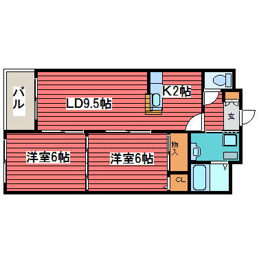 北海道札幌市豊平区月寒東一条１５ 福住駅 2LDK マンション 賃貸物件詳細