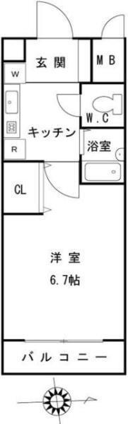 神奈川県川崎市高津区下作延２ 溝の口駅 1K マンション 賃貸物件詳細