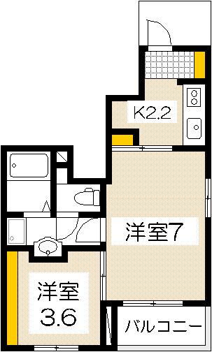 広島県広島市西区観音本町１ 舟入町駅 2K アパート 賃貸物件詳細