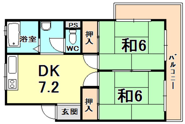 兵庫県西宮市老松町 苦楽園口駅 2DK マンション 賃貸物件詳細
